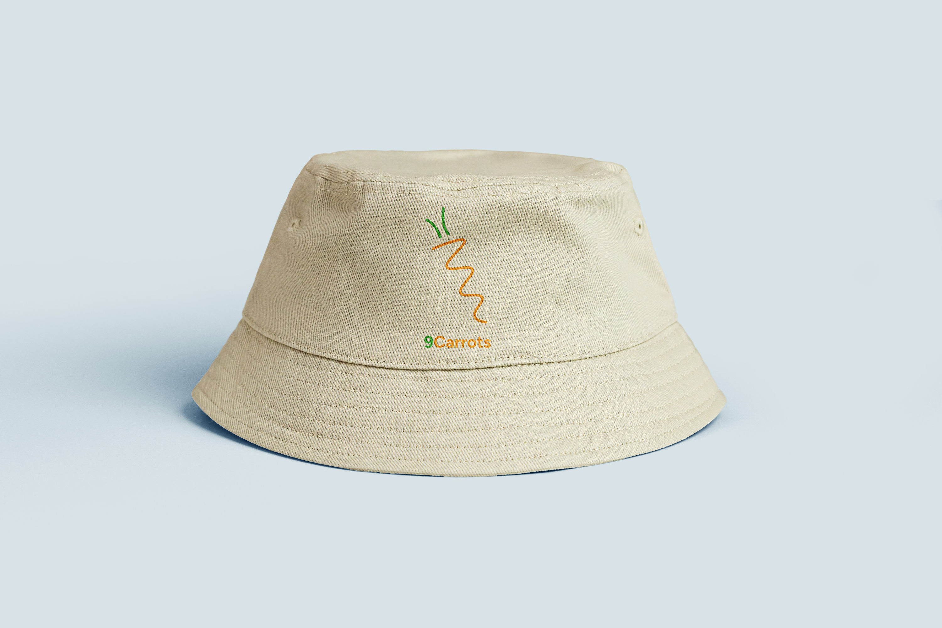 9Carrots logo on bucket hat